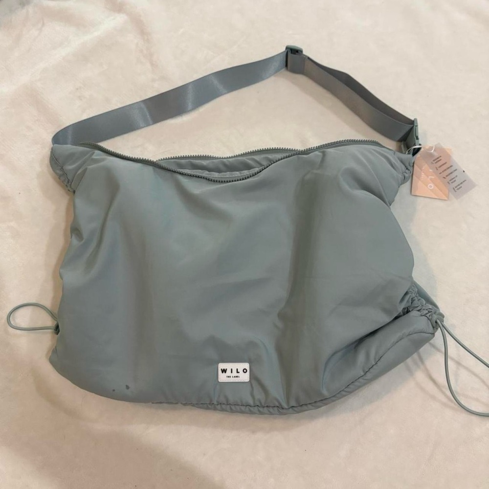 Wilo The Label Light Gray Crossbody Bag